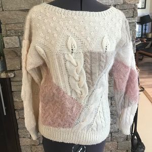 Hand knit sweater